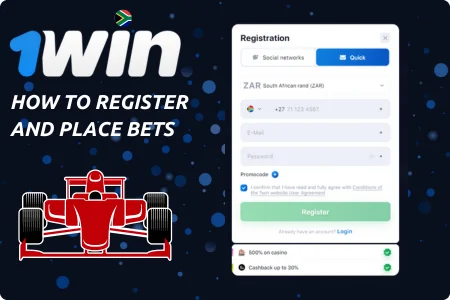 1Win Formula 1 How to Register and Place Bets